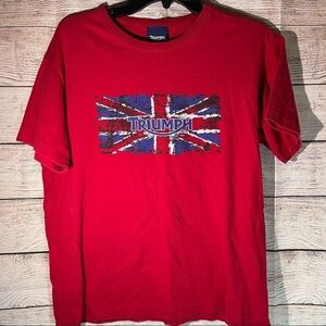 Womens triump motorcycles tshirt medium